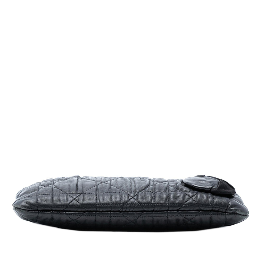 Dior Calfskin Cannage Rose Clutch