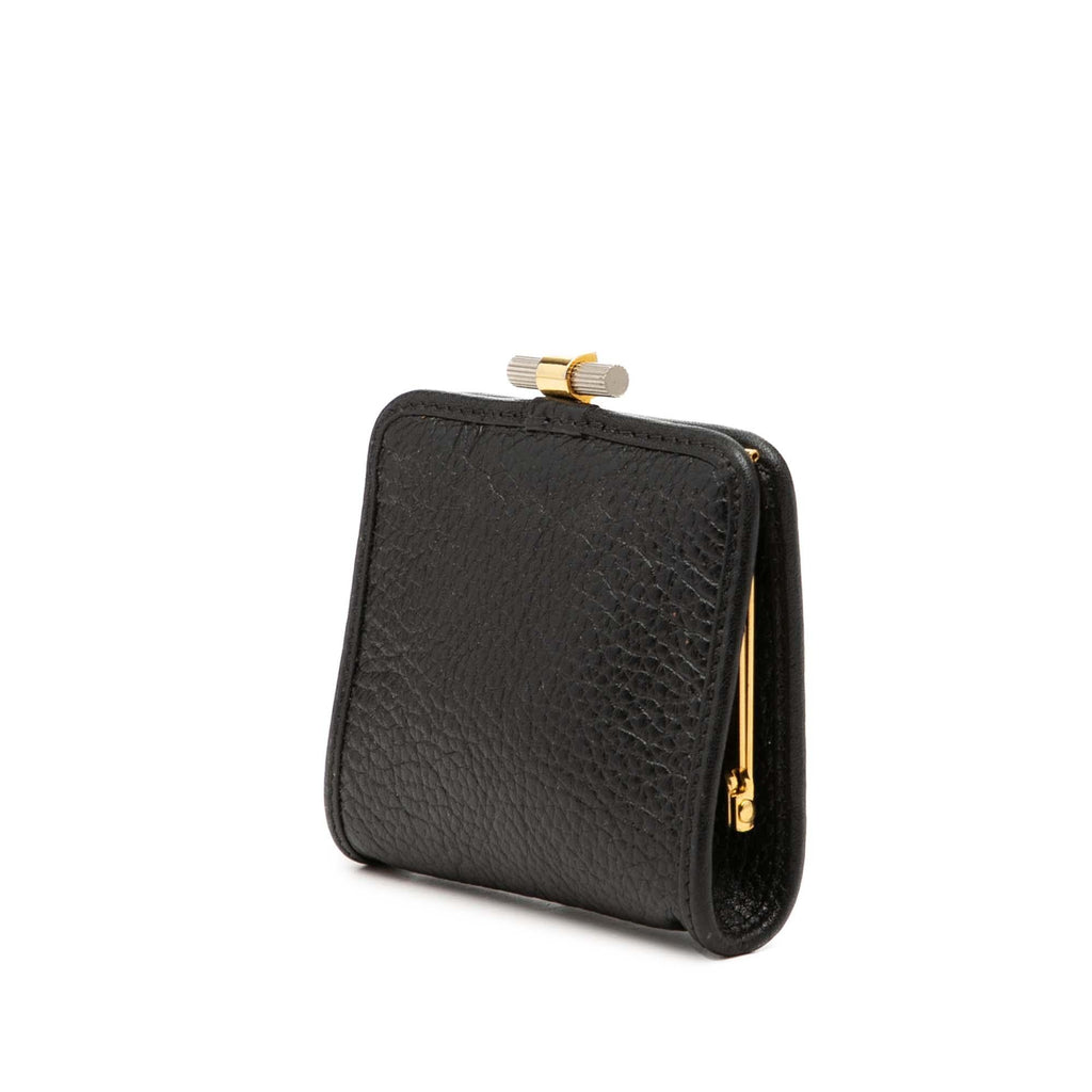 Dior Calfskin Clasp Coin Purse