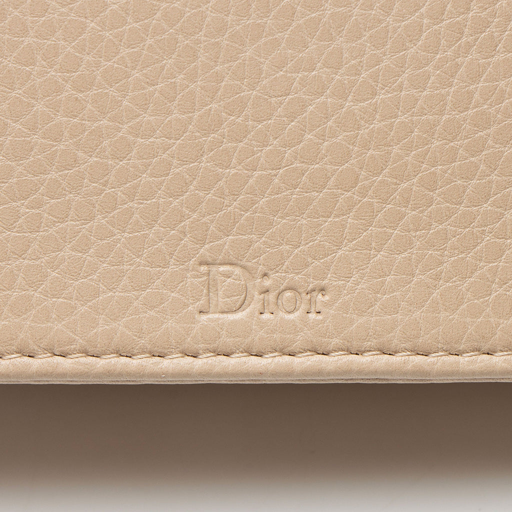 Dior Calfskin Diorama Wallet on Chain