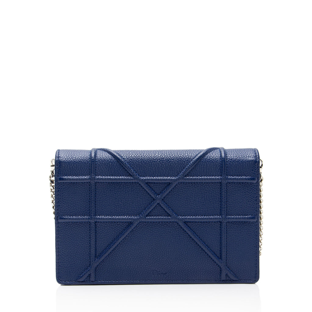 Dior Calfskin Diorama Wallet on Chain