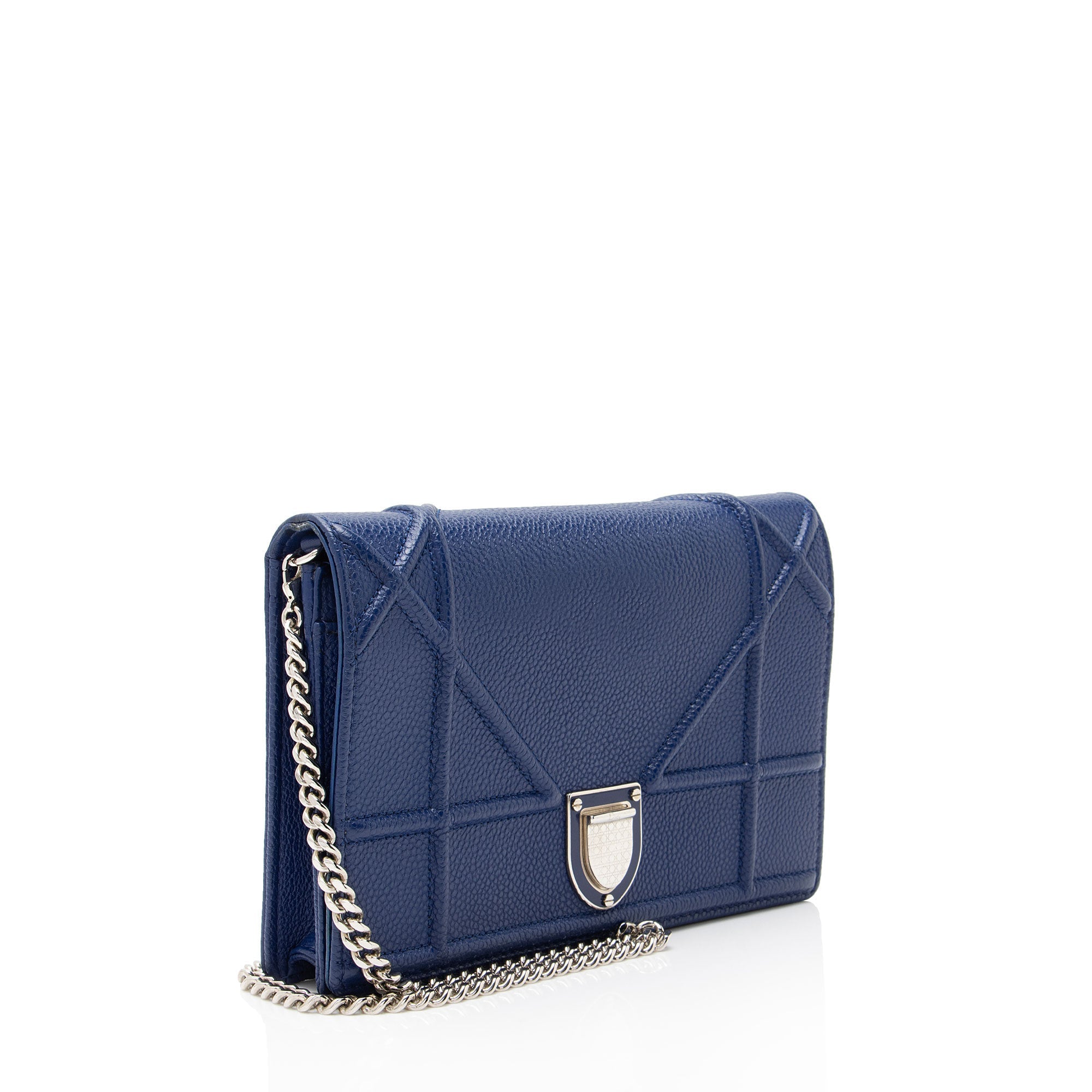 Dior Calfskin Diorama Wallet on Chain