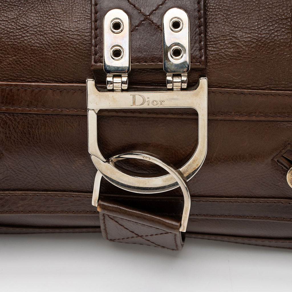 Dior Calfskin Flight E/W Large Shoulder Bag (SHF-ICjmQC)