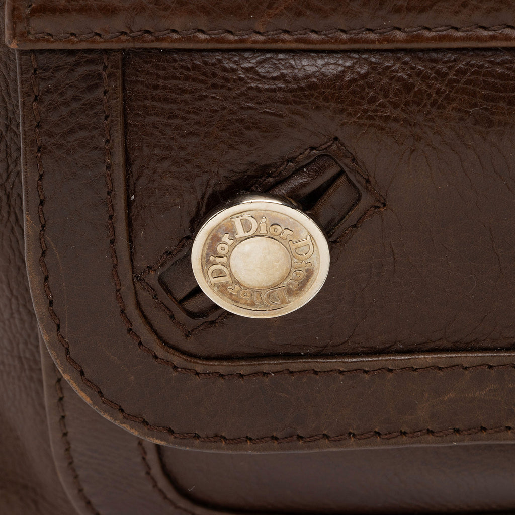 Dior Calfskin Flight E/W Large Shoulder Bag (SHF-ICjmQC)