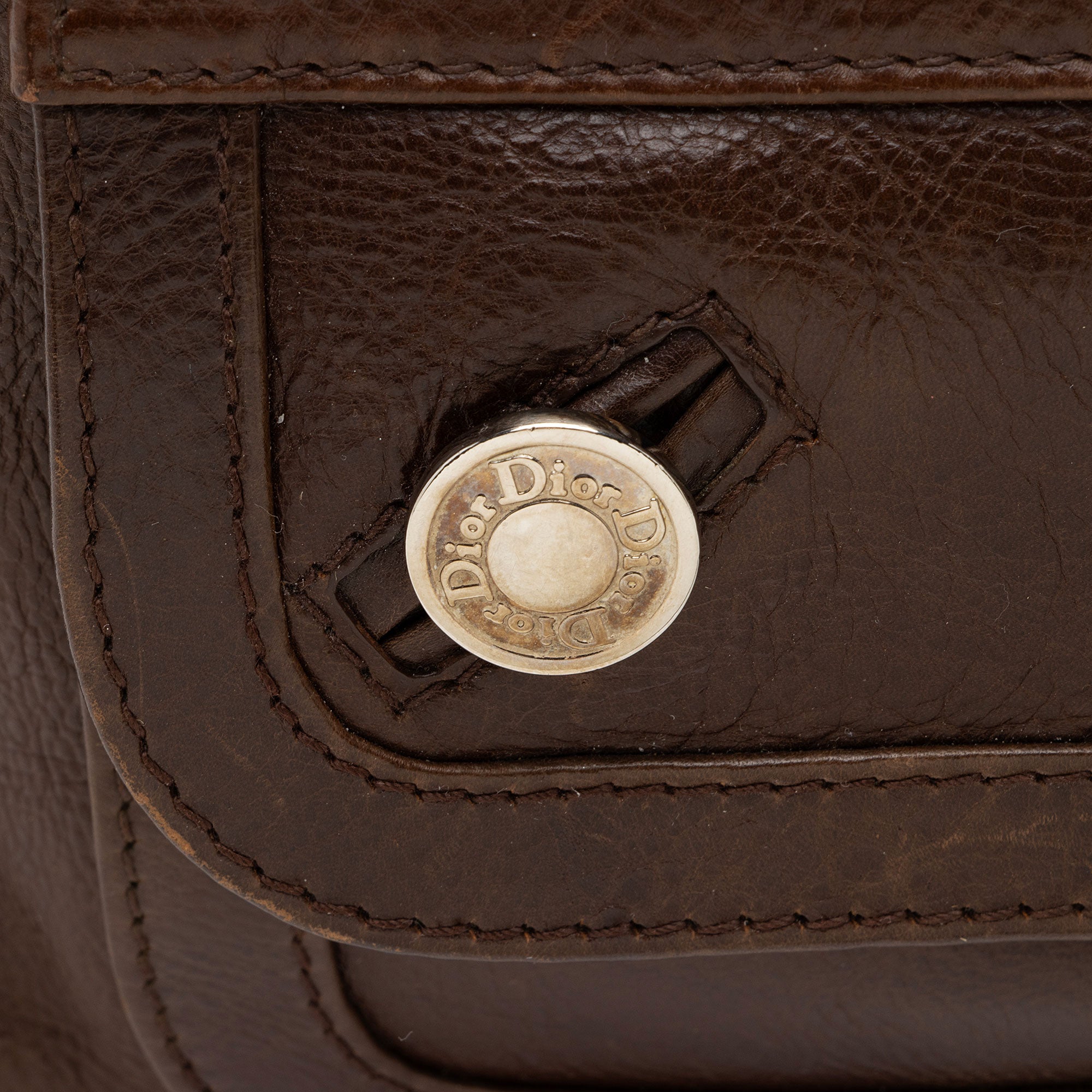 Dior Calfskin Flight E/W Large Shoulder Bag (SHF-ICjmQC)