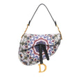 Dior Calfskin Kaleidiorscopic Embroidered Saddle Bag
