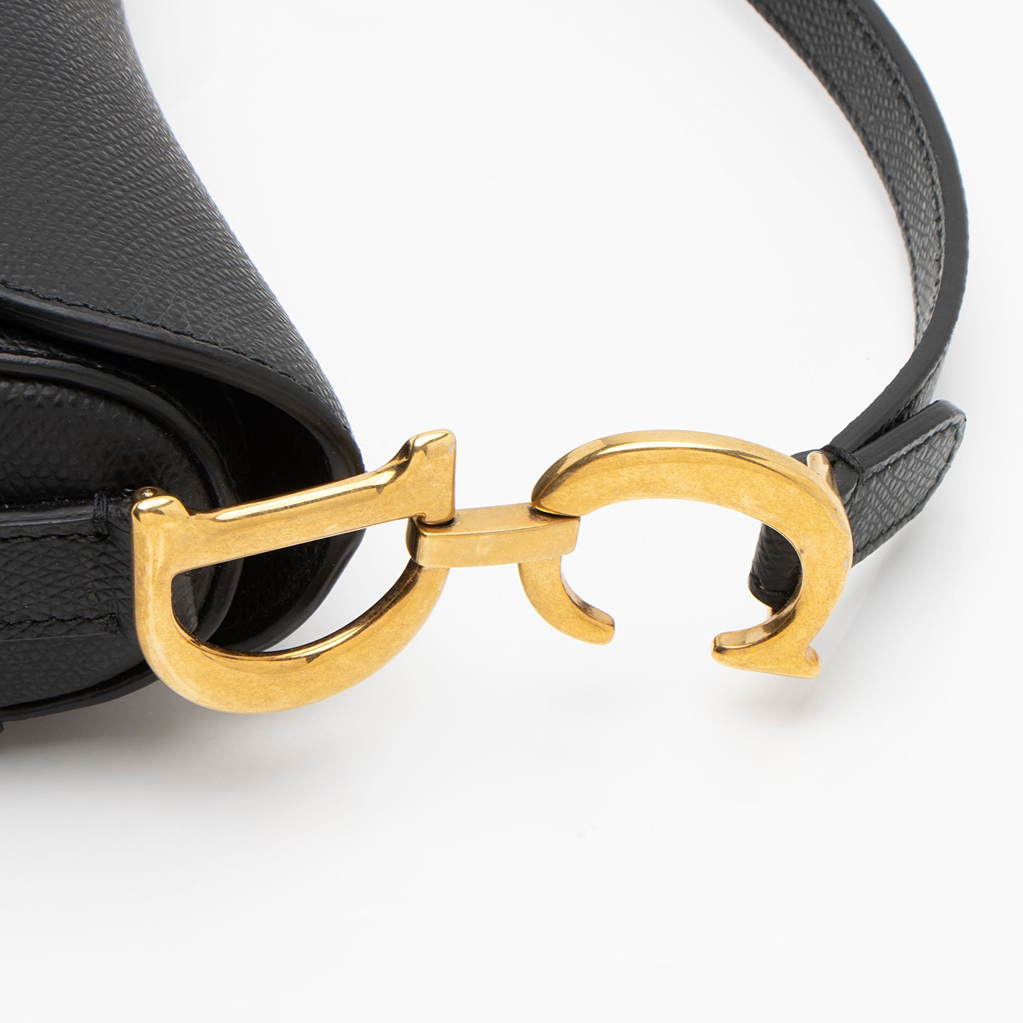 Dior Grained Calfskin Saddle Mini Bag