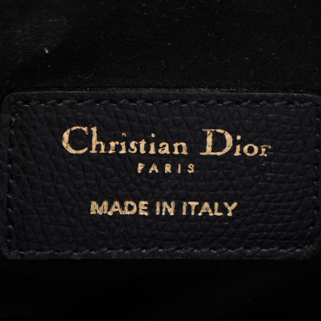 Dior Grained Calfskin Saddle Mini Bag
