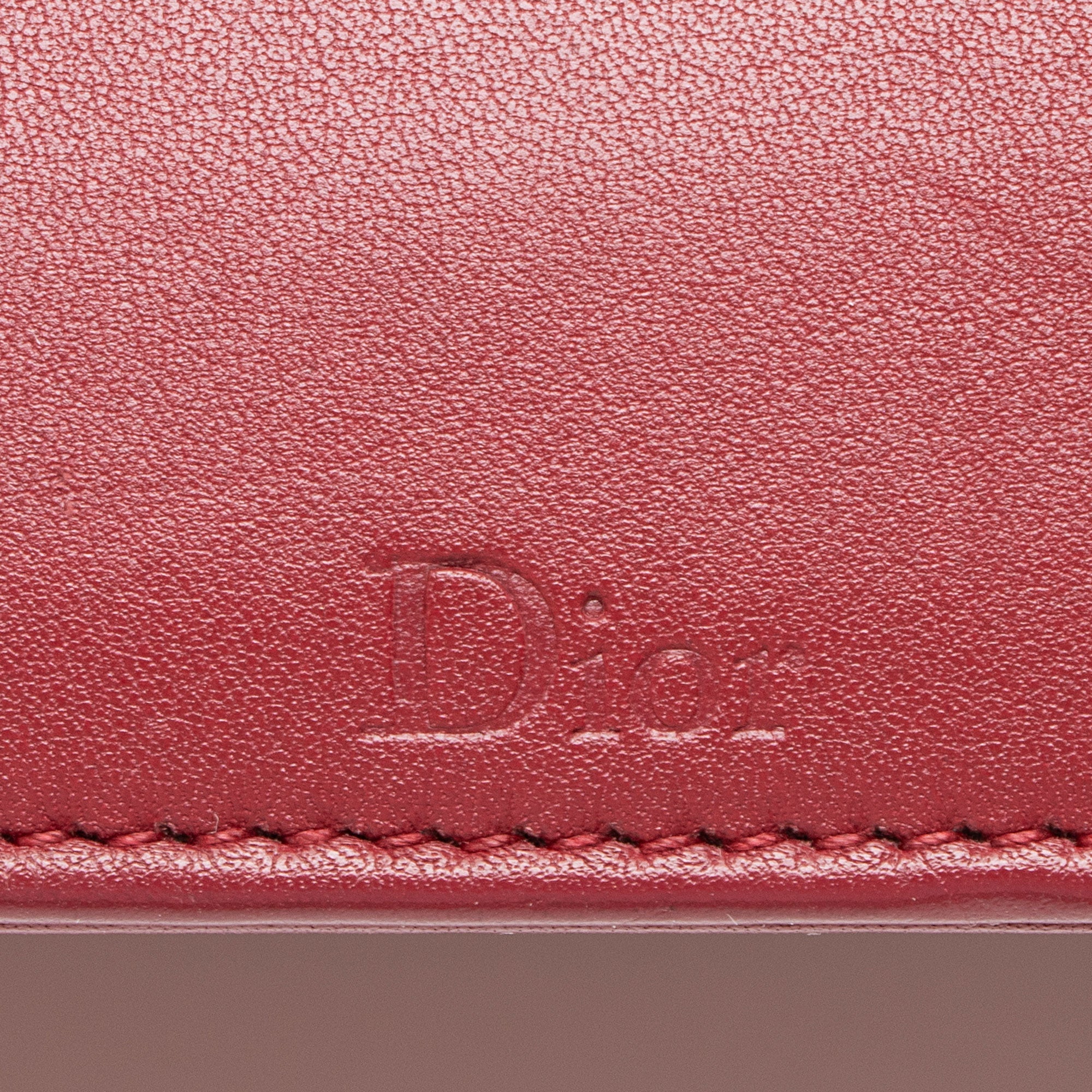 Dior Calfskin Studded Diorama Small Shoulder Bag