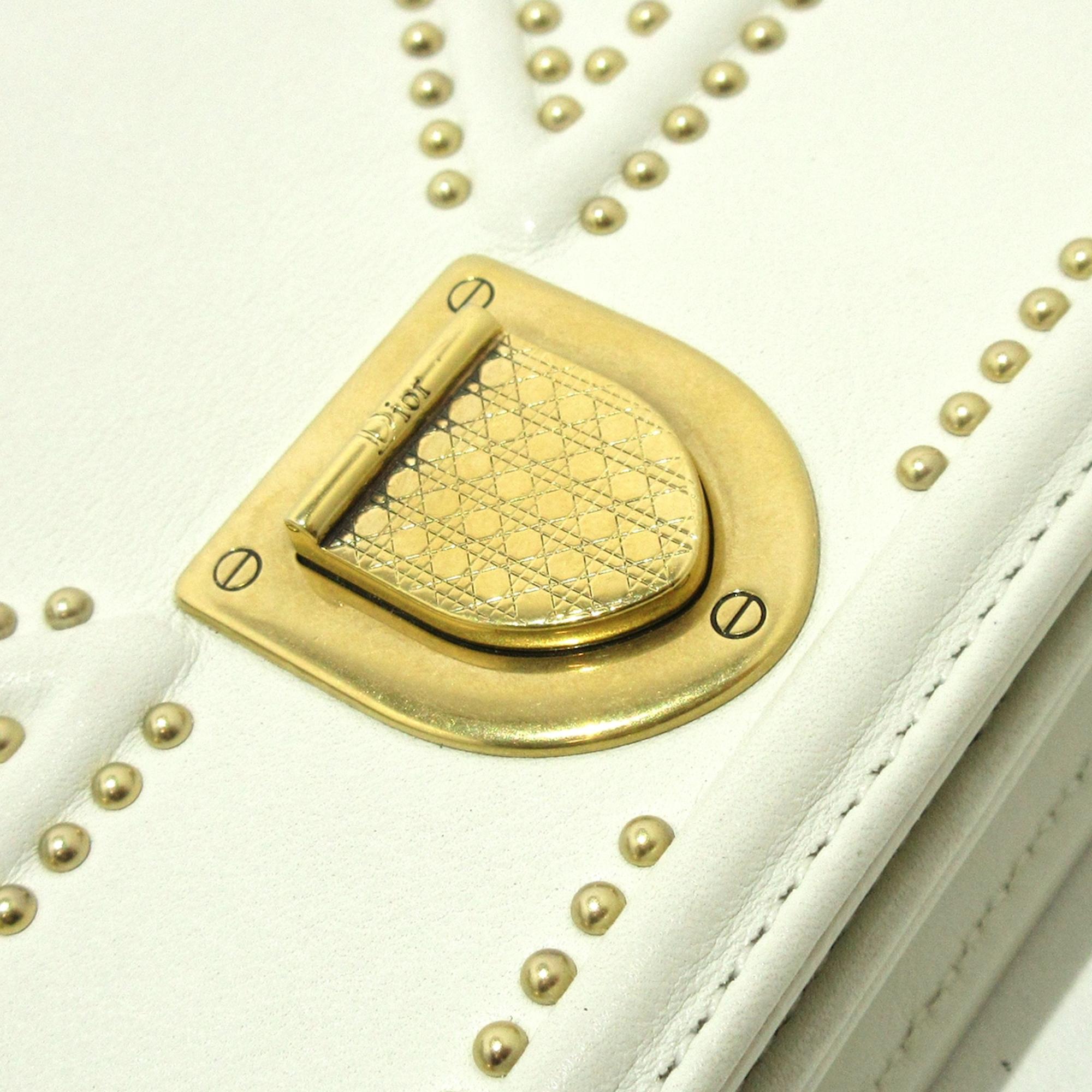 Dior Calfskin Studded Diorama Wallet on Chain (SHG-nJ2Okp)