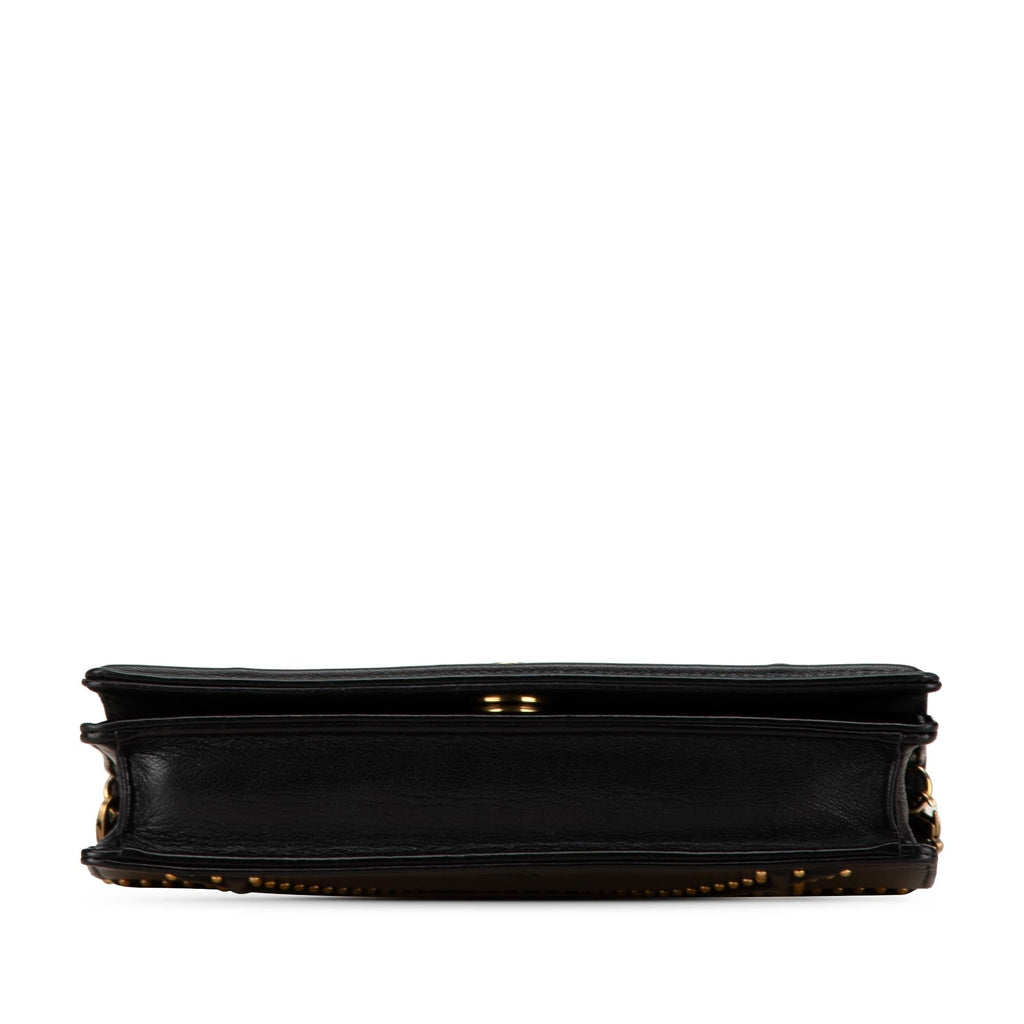 Dior Calfskin Studded Diorama Wallet on Chain (SHG-3HE9MF)