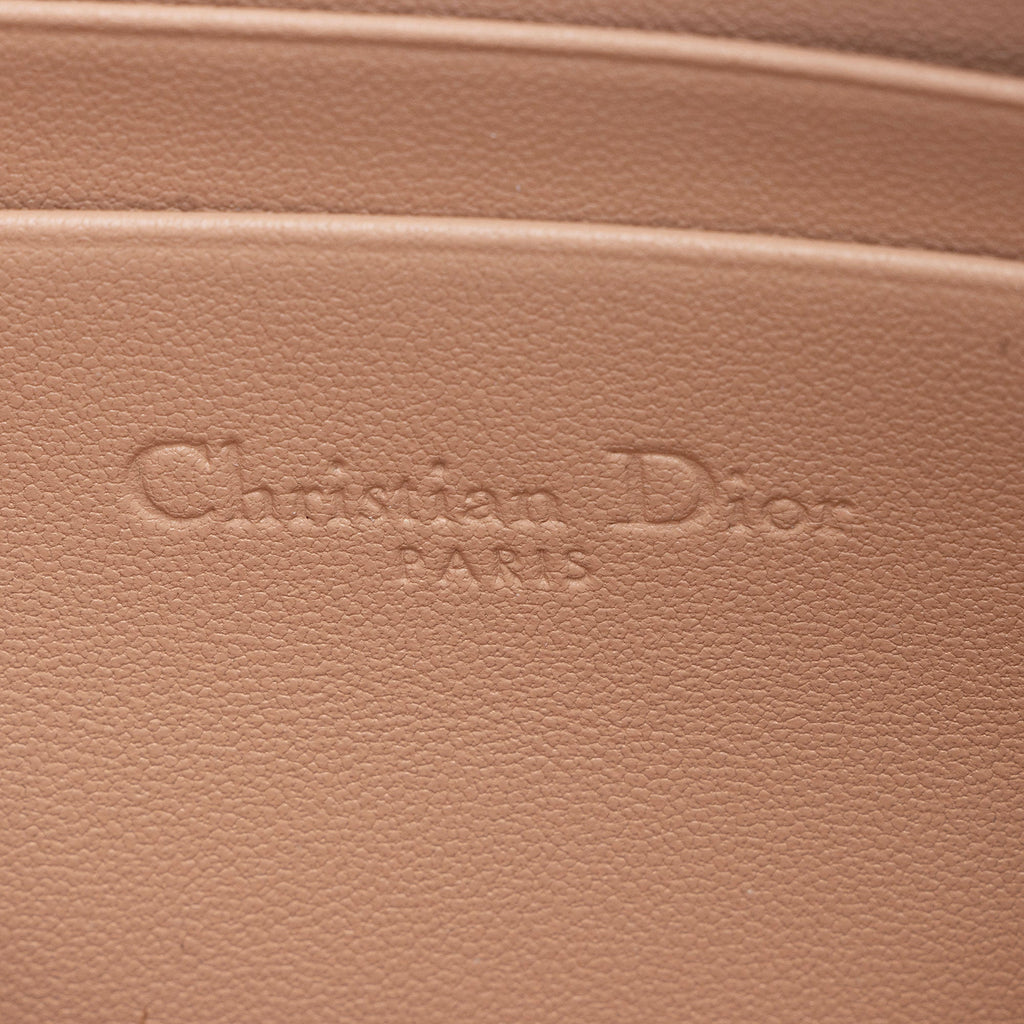 Dior Cannage Lambskin Lady Dior Voyageur Coin Purse