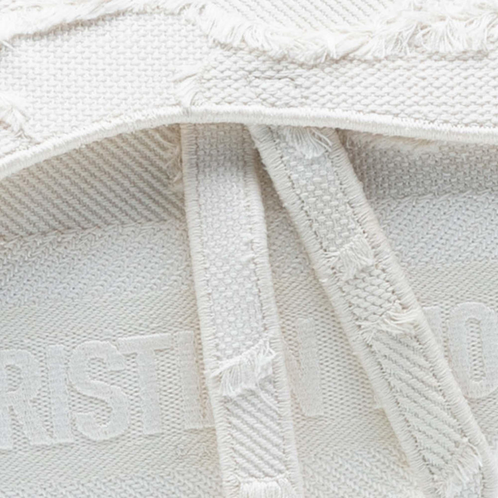 Dior Canvas Embroidered Camouflage Saddle Bag