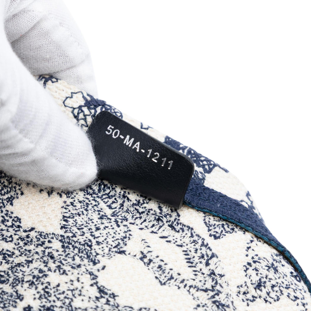 Dior Canvas Embroidered Toile De Jouy D Bubble Bucket Bag