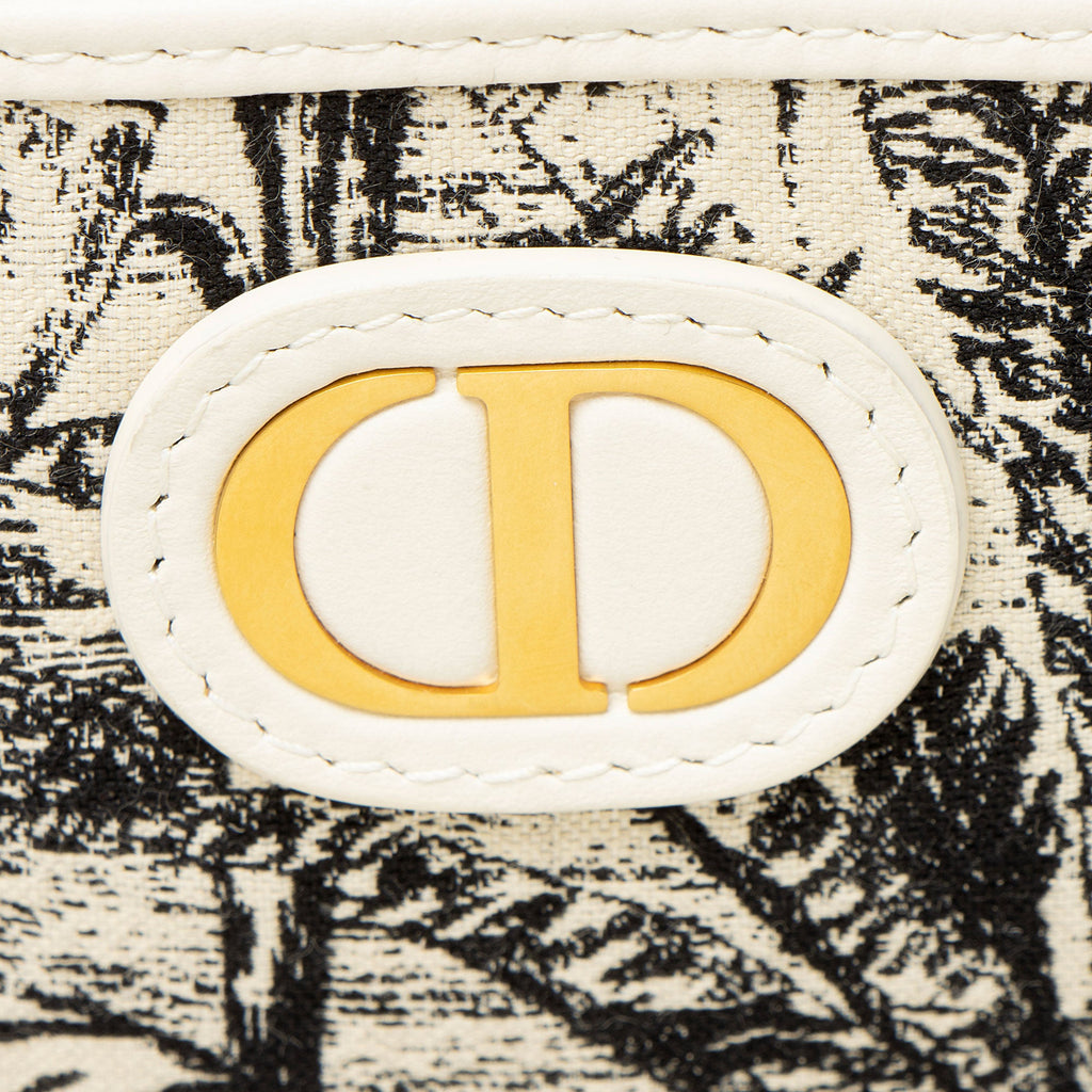 Dior Canvas Toile de Jouy Montaigne 30 Cosmetic Pouch