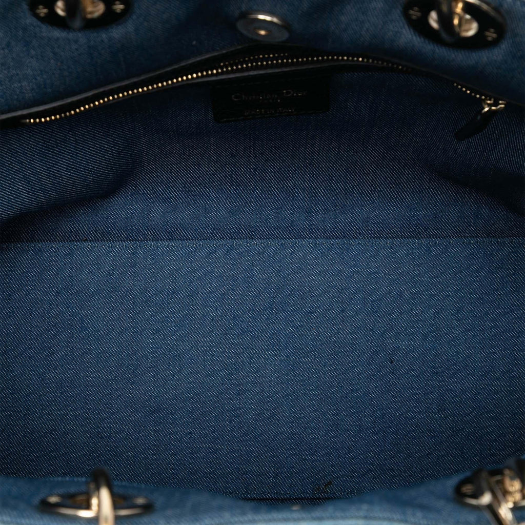 Dior Denim Patch D Light Satchel