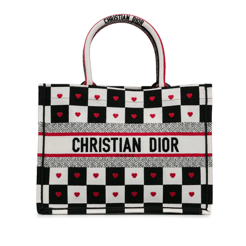 Dior DiorAmour Medium Canvas D-Chess Book Tote