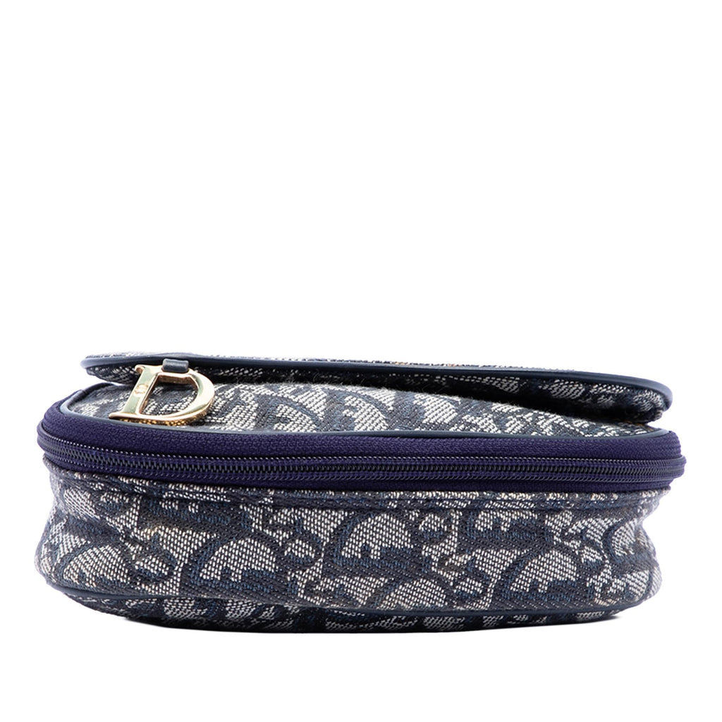 Dior Diorissimo Canvas Saddle Pouch