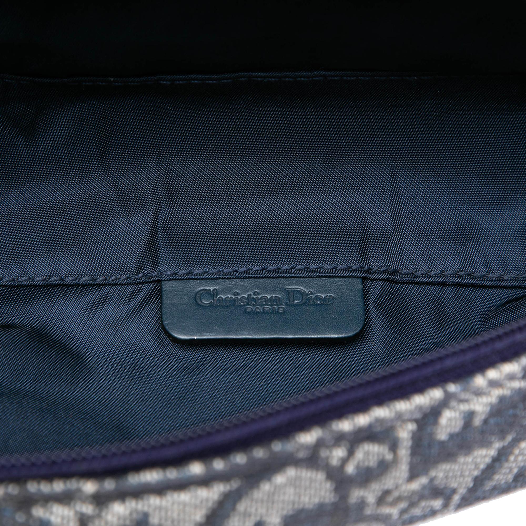 Dior Diorissimo Canvas Saddle Pouch