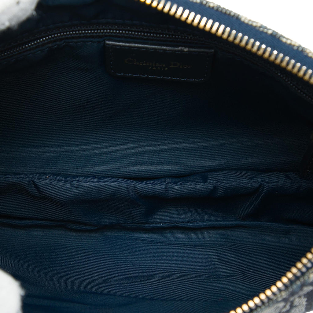 Dior Diorissimo Trotter Canvas Double Saddle Crossbody