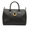 Dior Diorissimo Trotter Coated Canvas Boston Bag