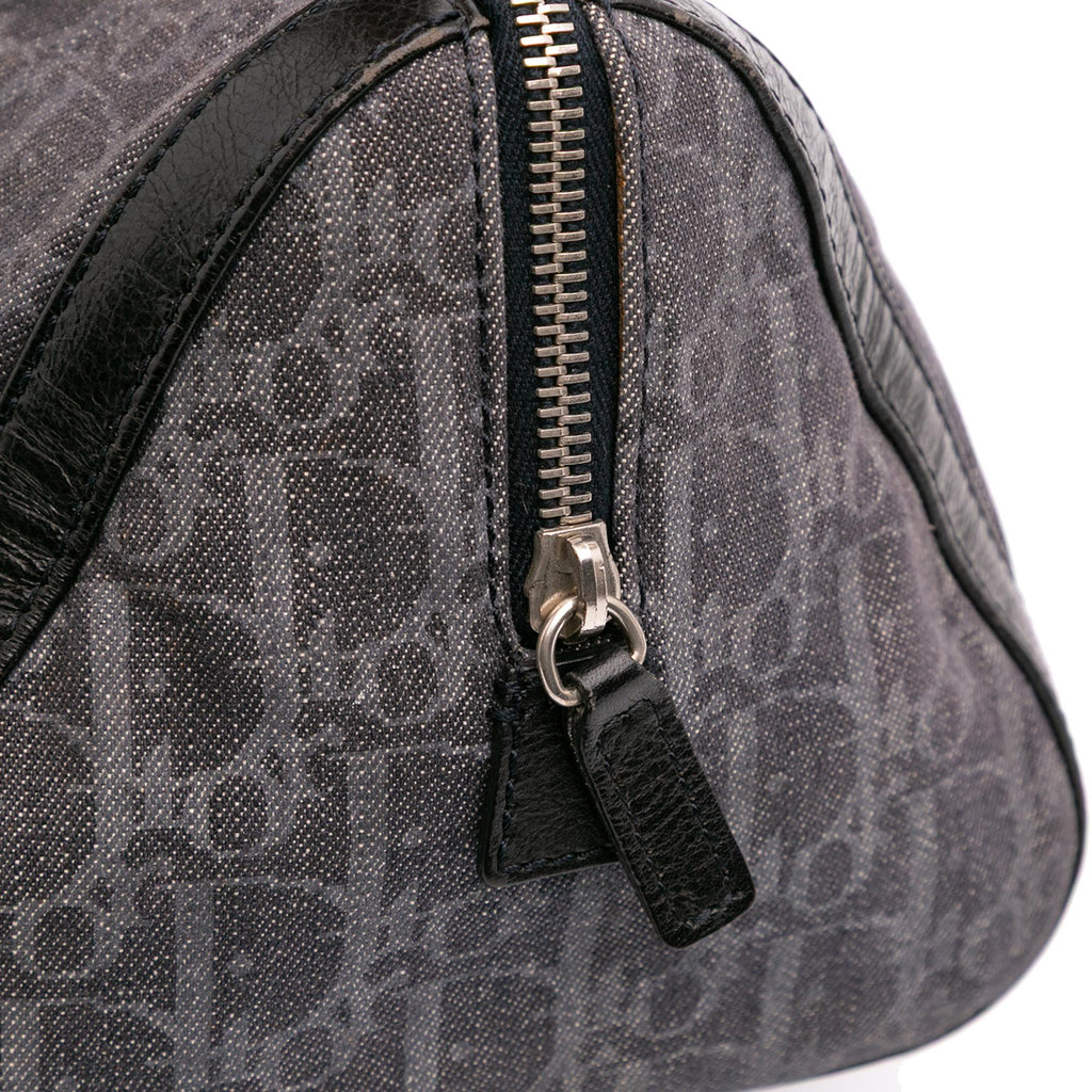Dior Diorissimo Trotter Denim Flight Boston Bag