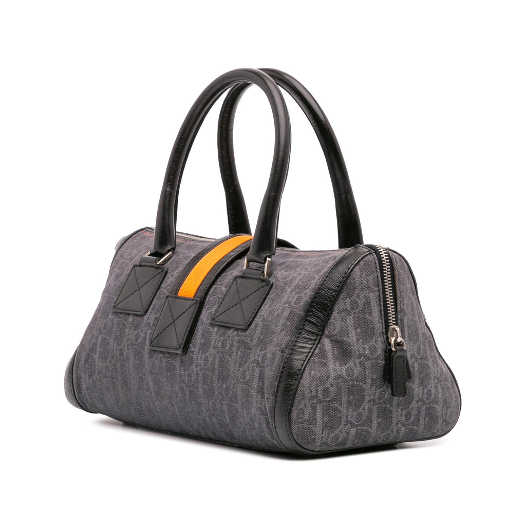 Dior Diorissimo Trotter Denim Flight Boston Bag