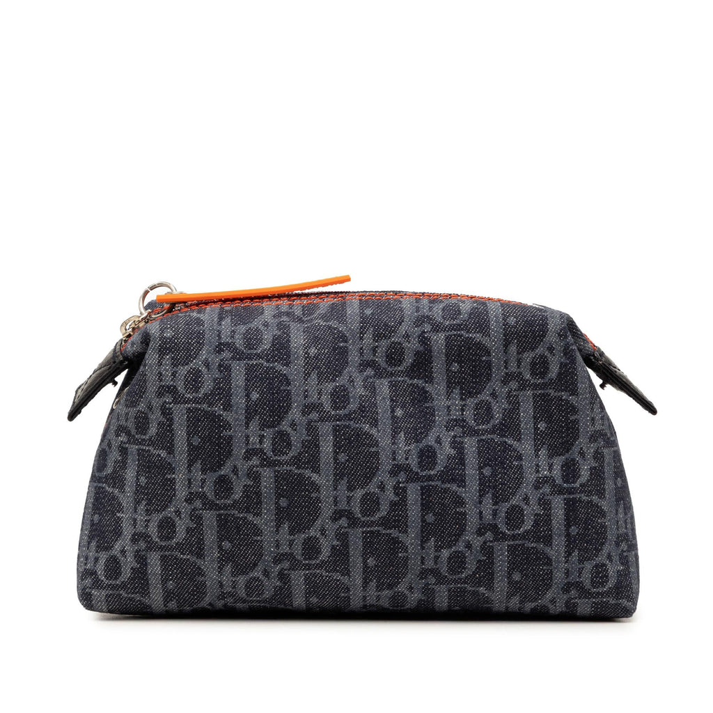 Dior Diorissimo Trotter Denim Flight Cosmetic Pouch