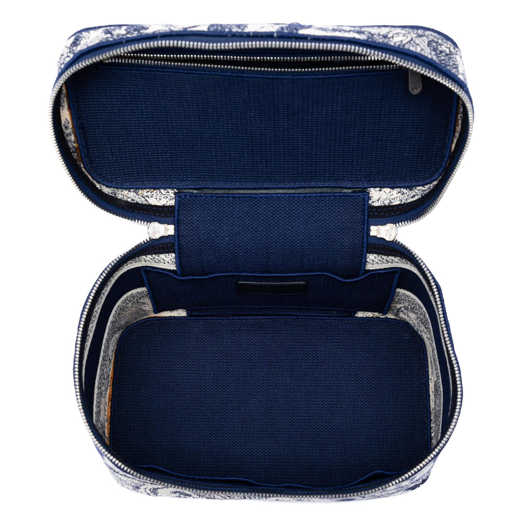 Dior Embroidered Canvas Toile De Jouy DiorTravel Vanity Case