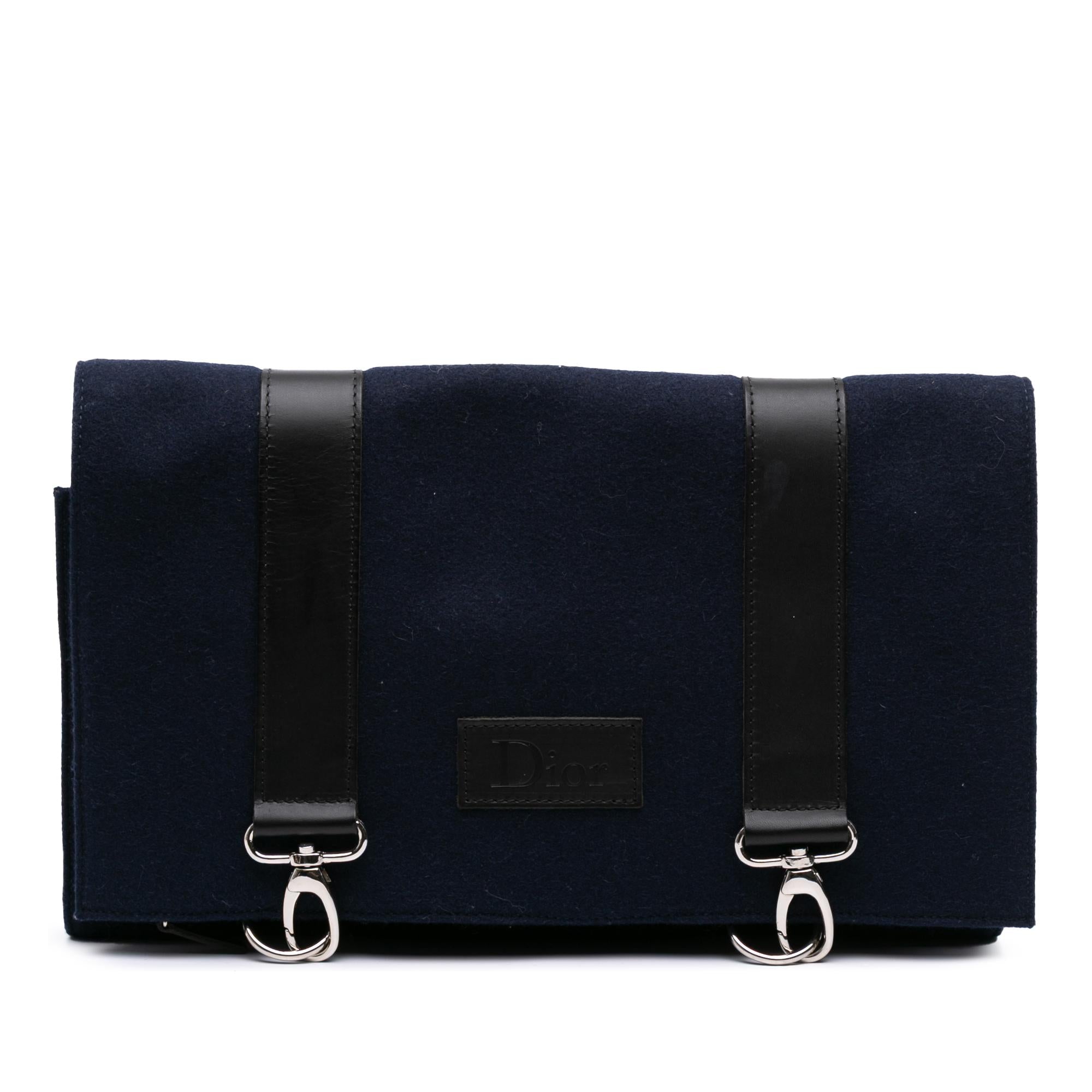 Dior Felt Travel Organizer Clutch