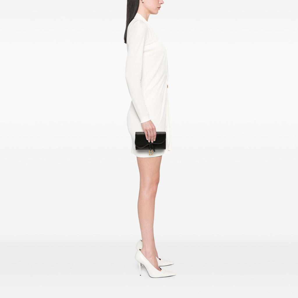 Dior Goatskin Saddle Long Wallet