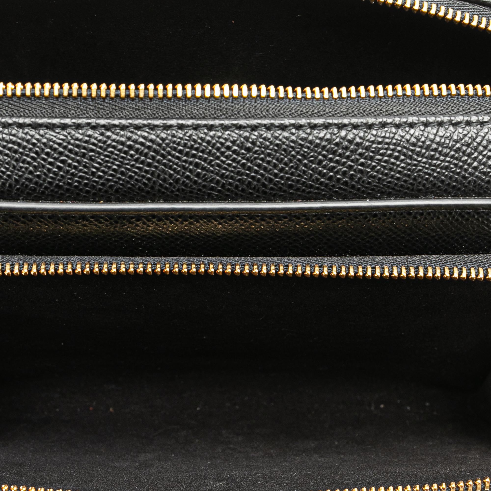 Dior Grained Calfskin Caro Double Pouch (SHG-evu93G)