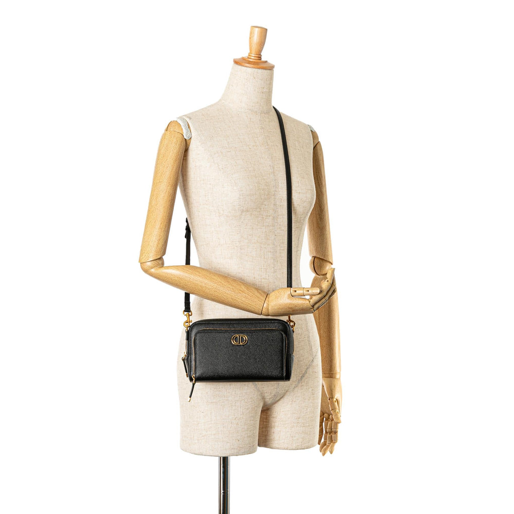 Dior Grained Calfskin Caro Double Pouch (SHG-evu93G)