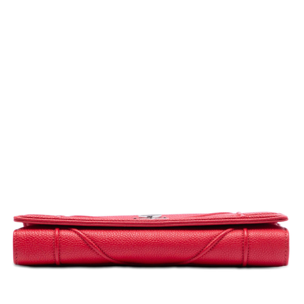 Dior Grained Calfskin Diorama Croisiere Wallet on Chain