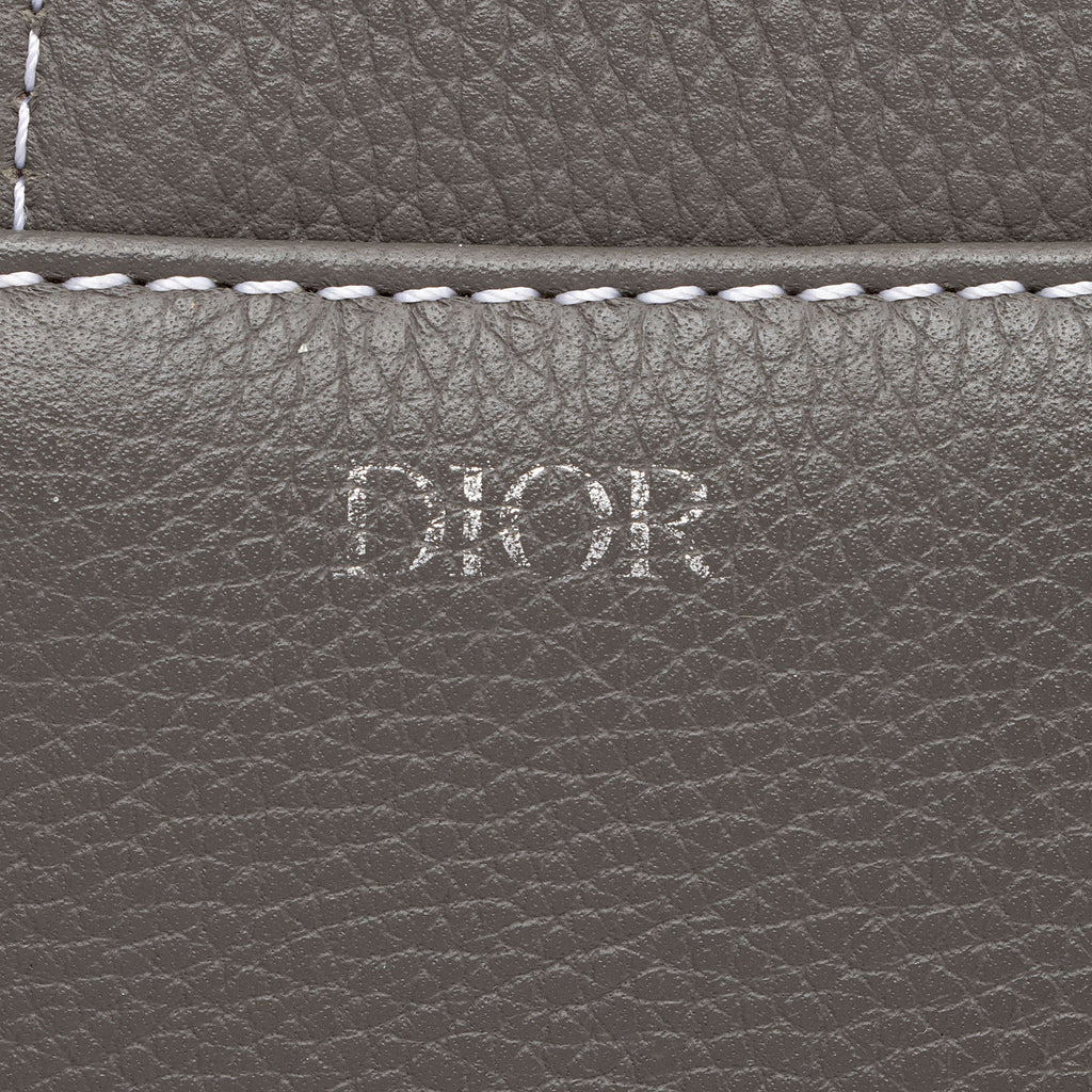 Dior Grained Calfskin Saddle Bag
