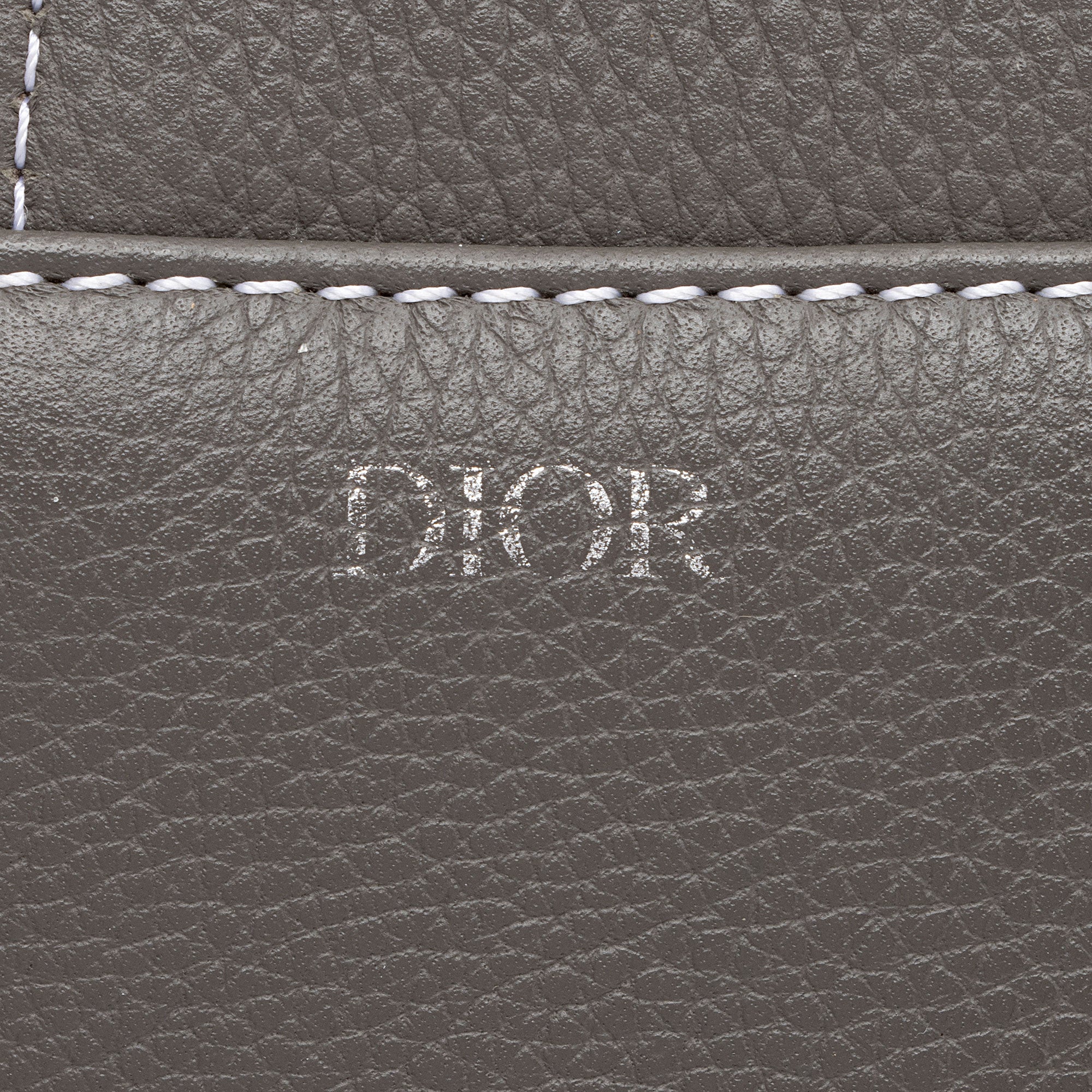 Dior Grained Calfskin Saddle Bag
