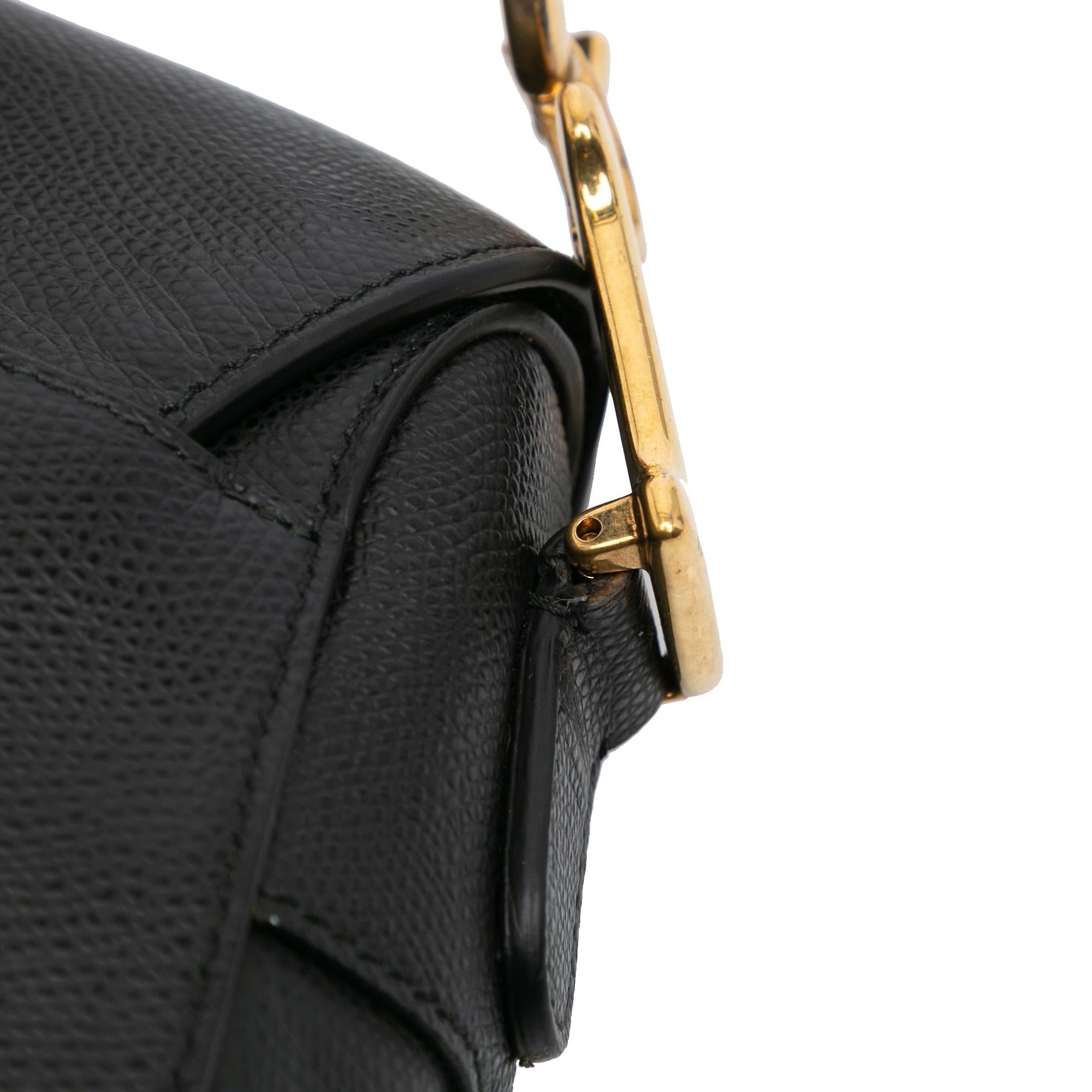Dior Grained Calfskin Saddle Bag
