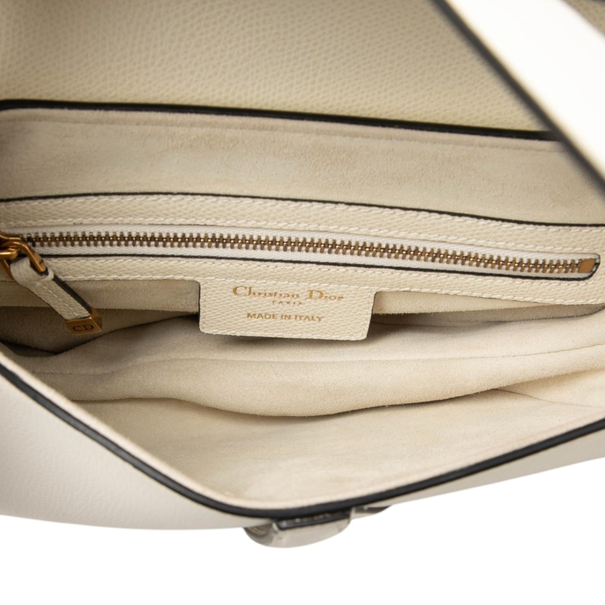 Dior Grained Calfskin Saddle Bag