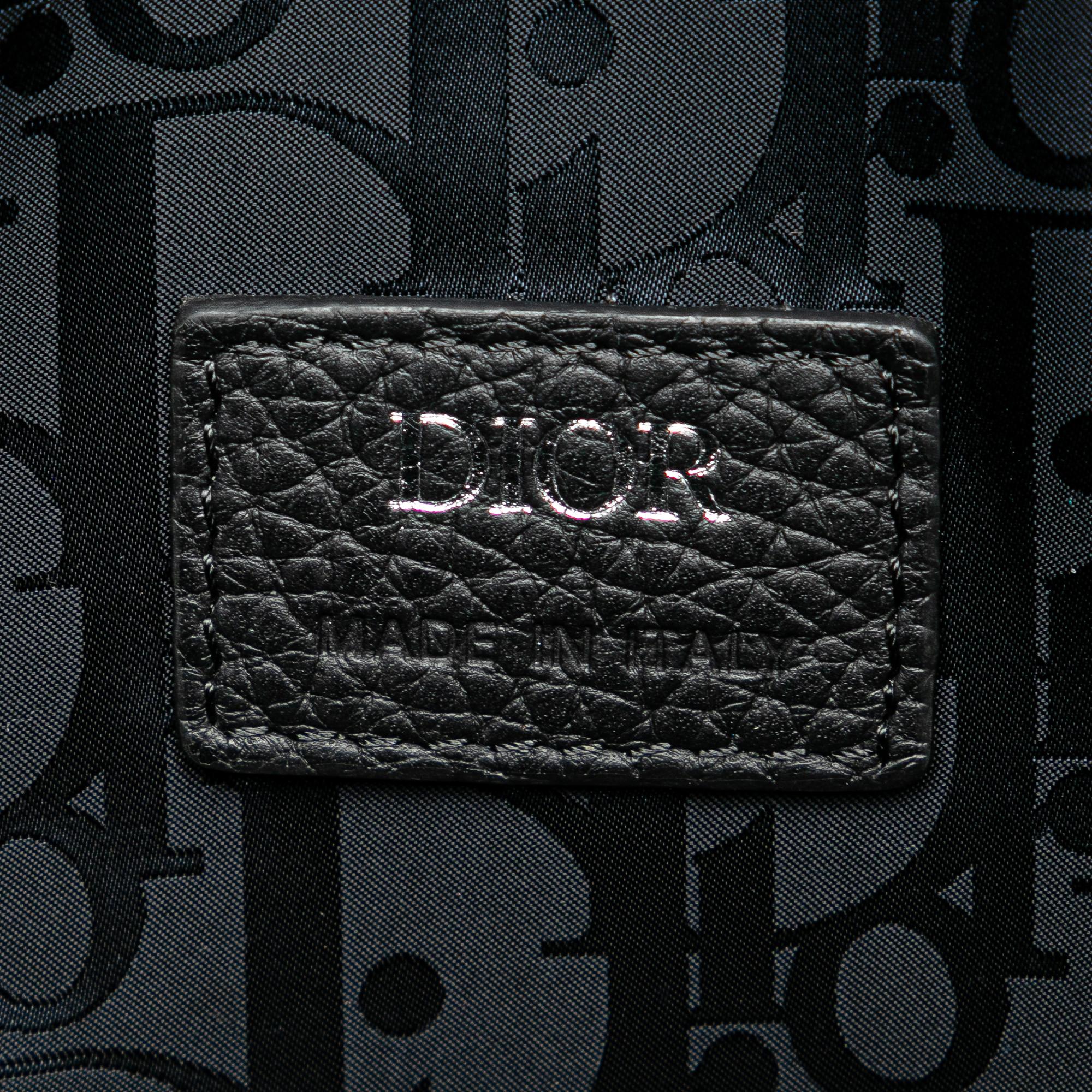 Dior Grained Calfskin Saddle Soft Bag (SHG-suCEOy)