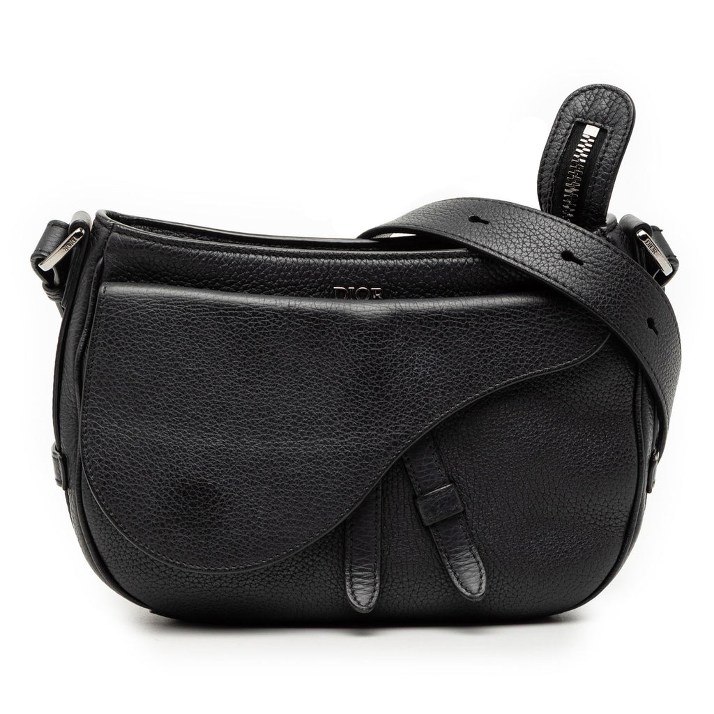 Dior Grained Calfskin Saddle Soft Bag