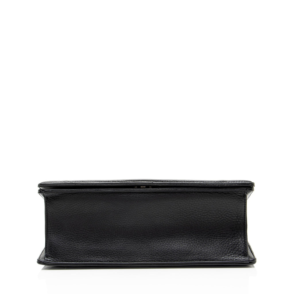 Dior Grained Leather Diorama Medium Shoulder Bag
