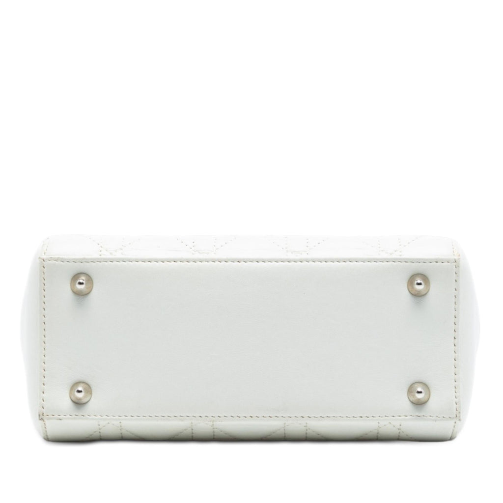 Dior Lambskin Cannage Lady Dior Double Chain Bag