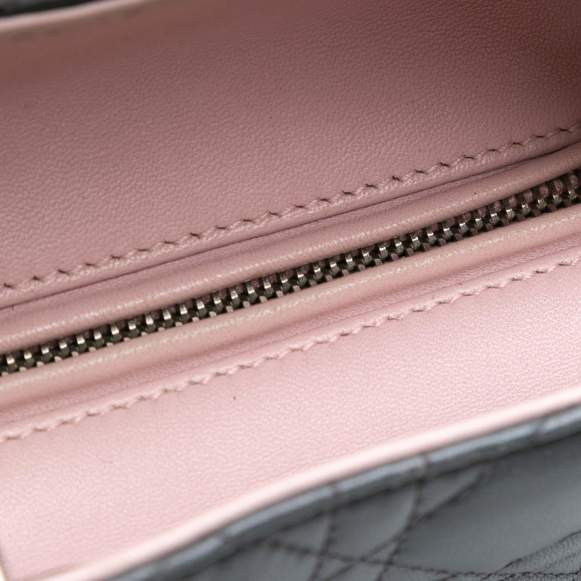 Dior Large Bicolor Lambskin Cannage Lady Dior