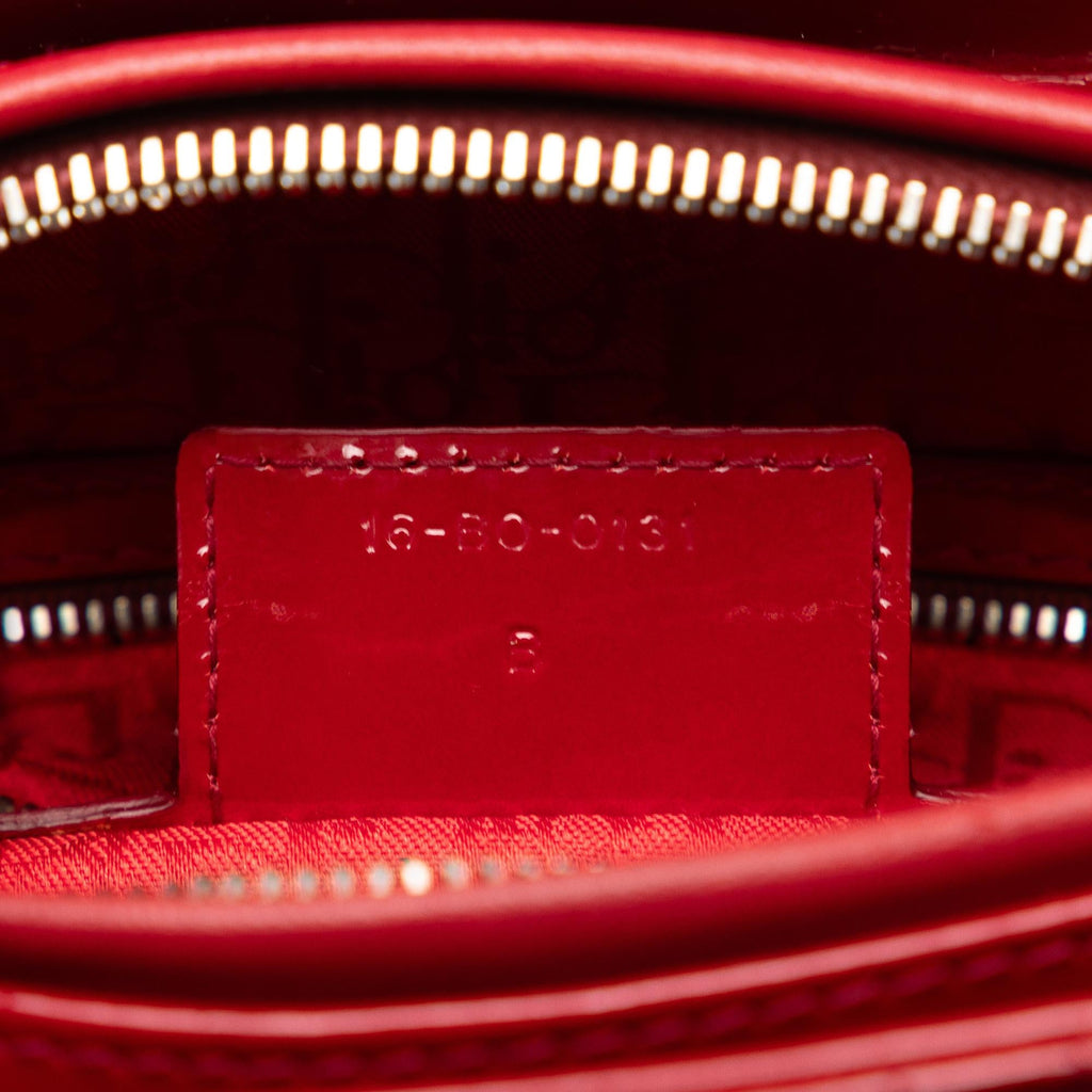 Dior Large Cannage Patent Lady Dior (SHG-ZMJz7k)