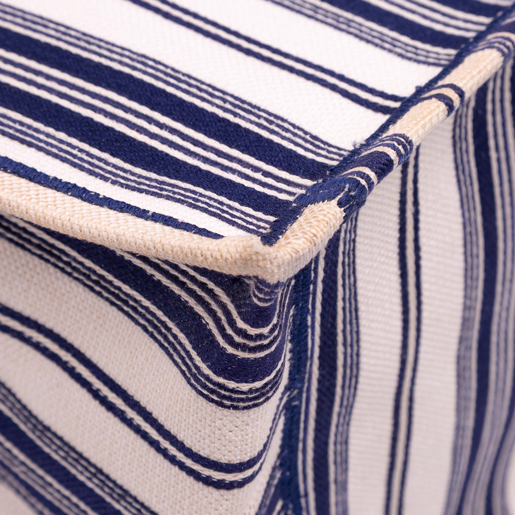 Dior Large Canvas Striped Book Tote