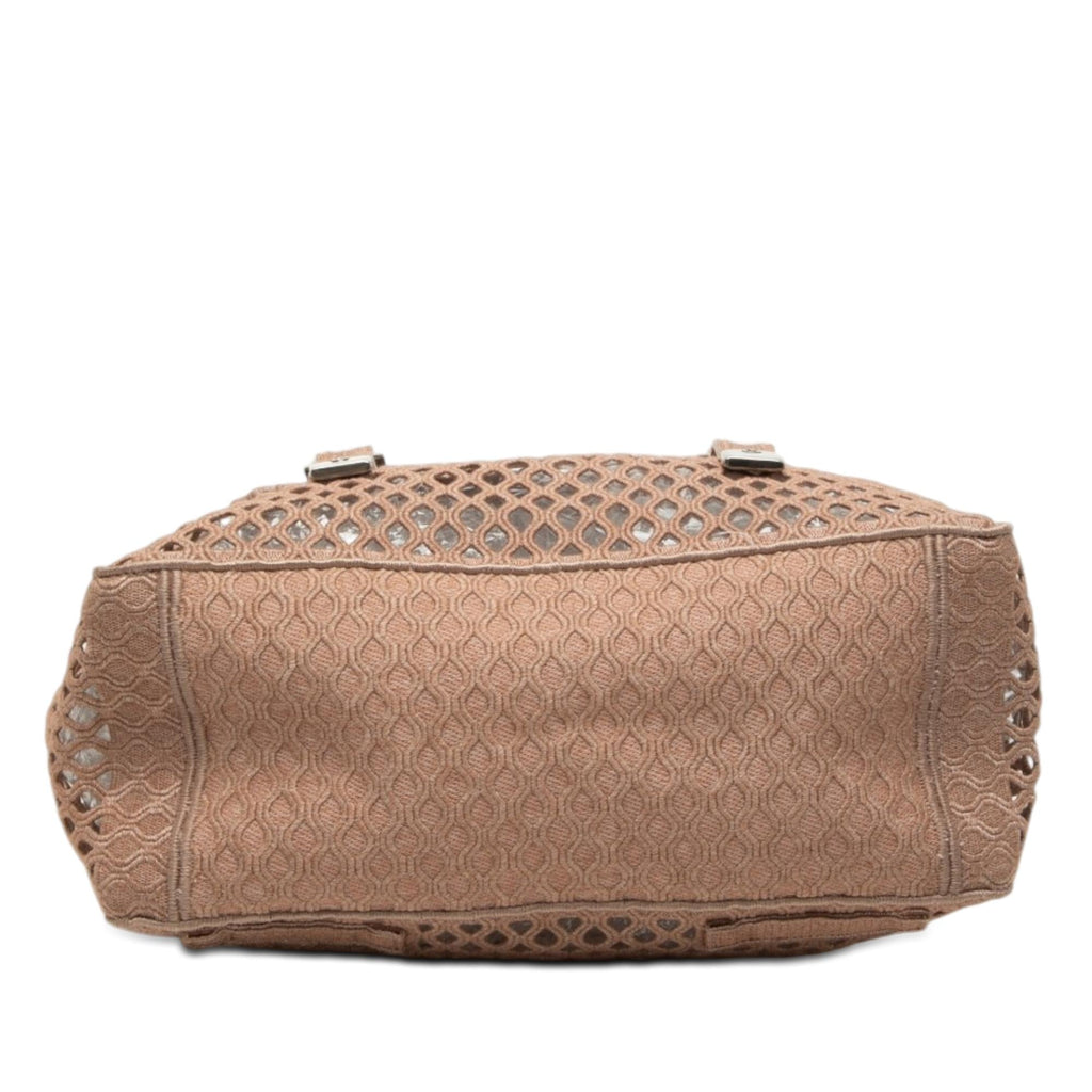 Dior Large Embroidered Mesh Canvas Diorcamp Messenger Bag