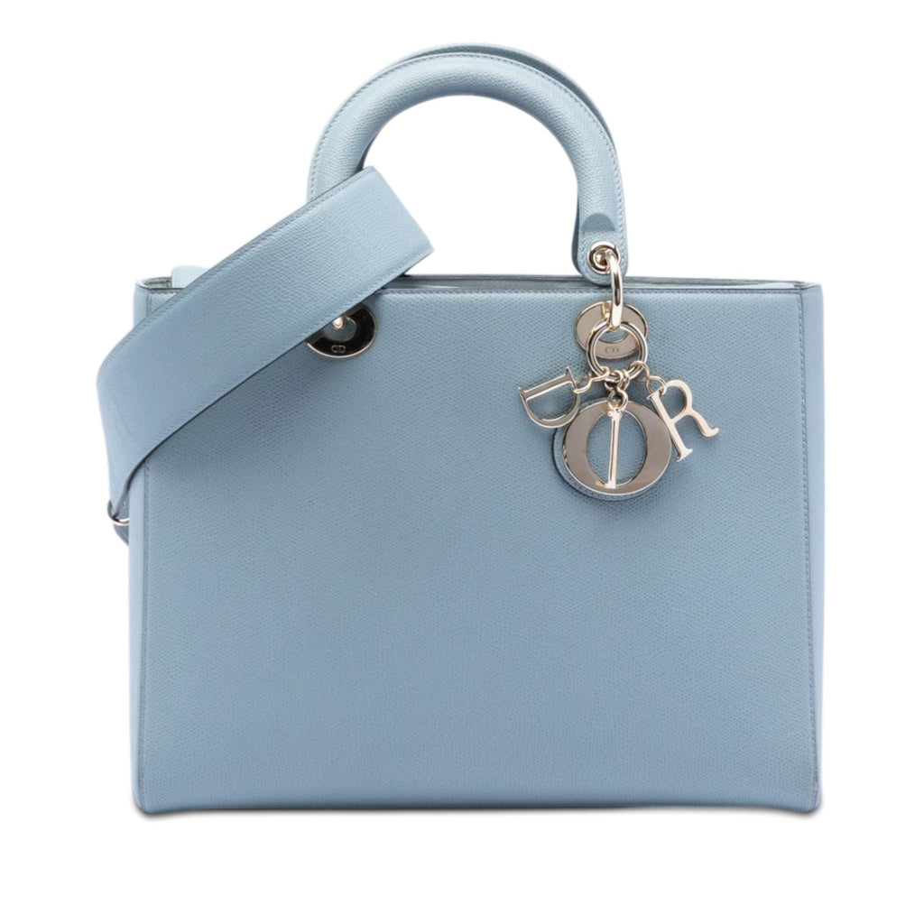 Dior Large Grained Calfskin Lady Dior