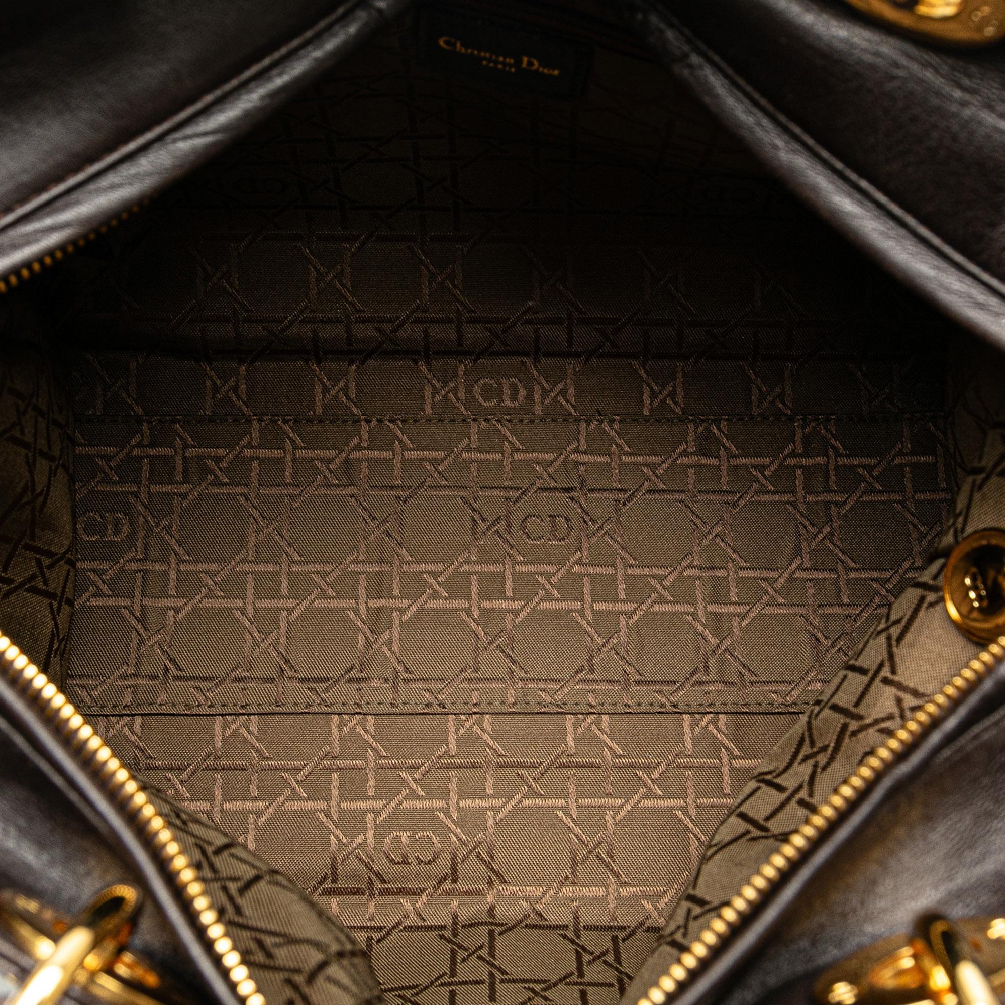 Dior Large Lambskin Cannage Lady Dior (SHG-cx7OVd)