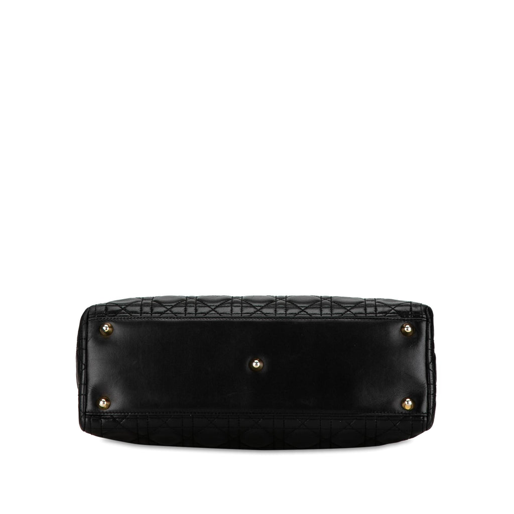 Dior Large Lambskin Cannage Lady Dior (SHG-sQptKF)