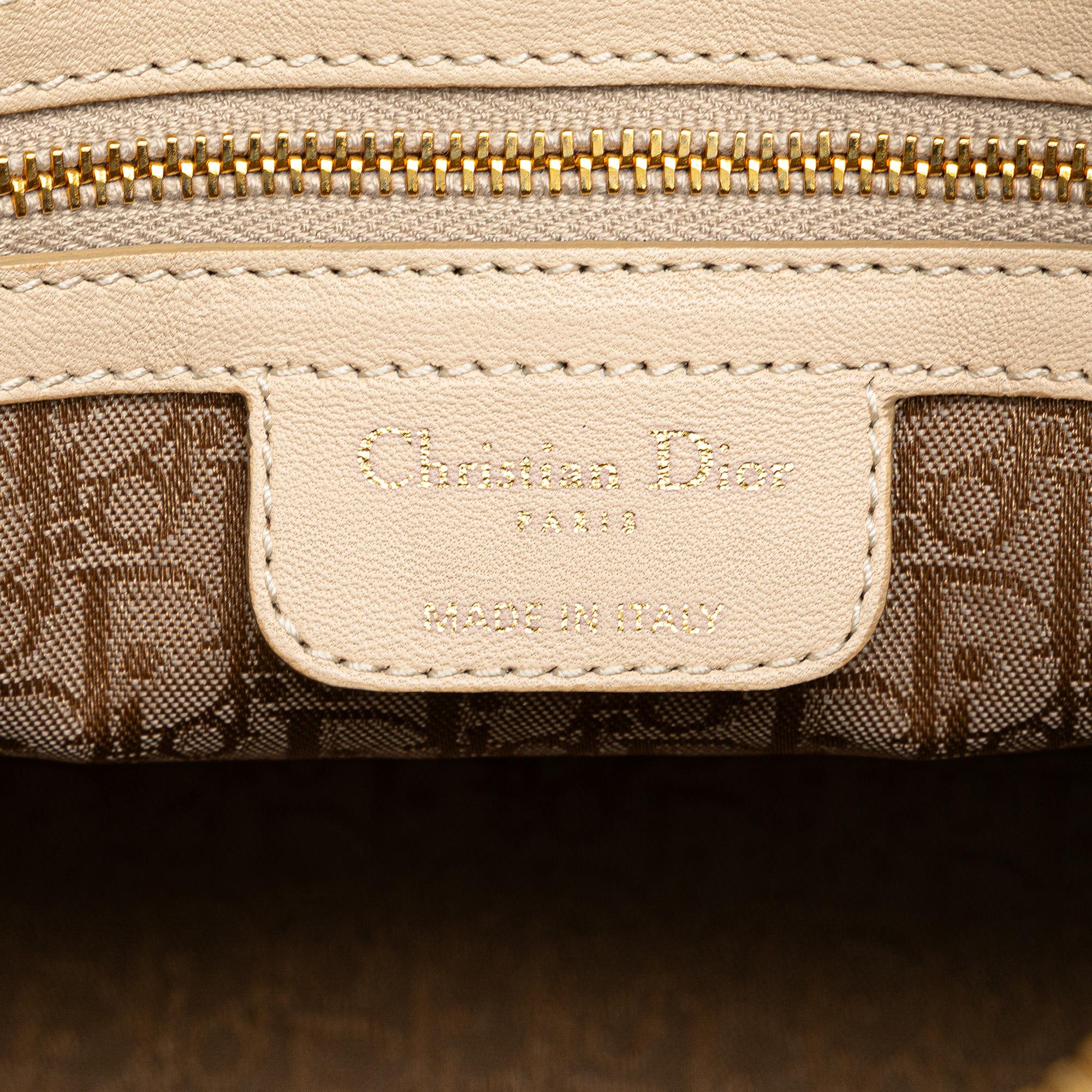 Dior Large Lambskin Cannage Lady Dior (SHG-Taw0H5)