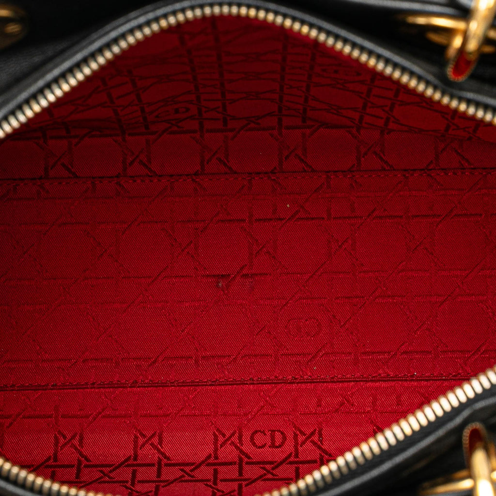 Dior Large Lambskin Cannage Lady Dior (SHG-3twUhI)
